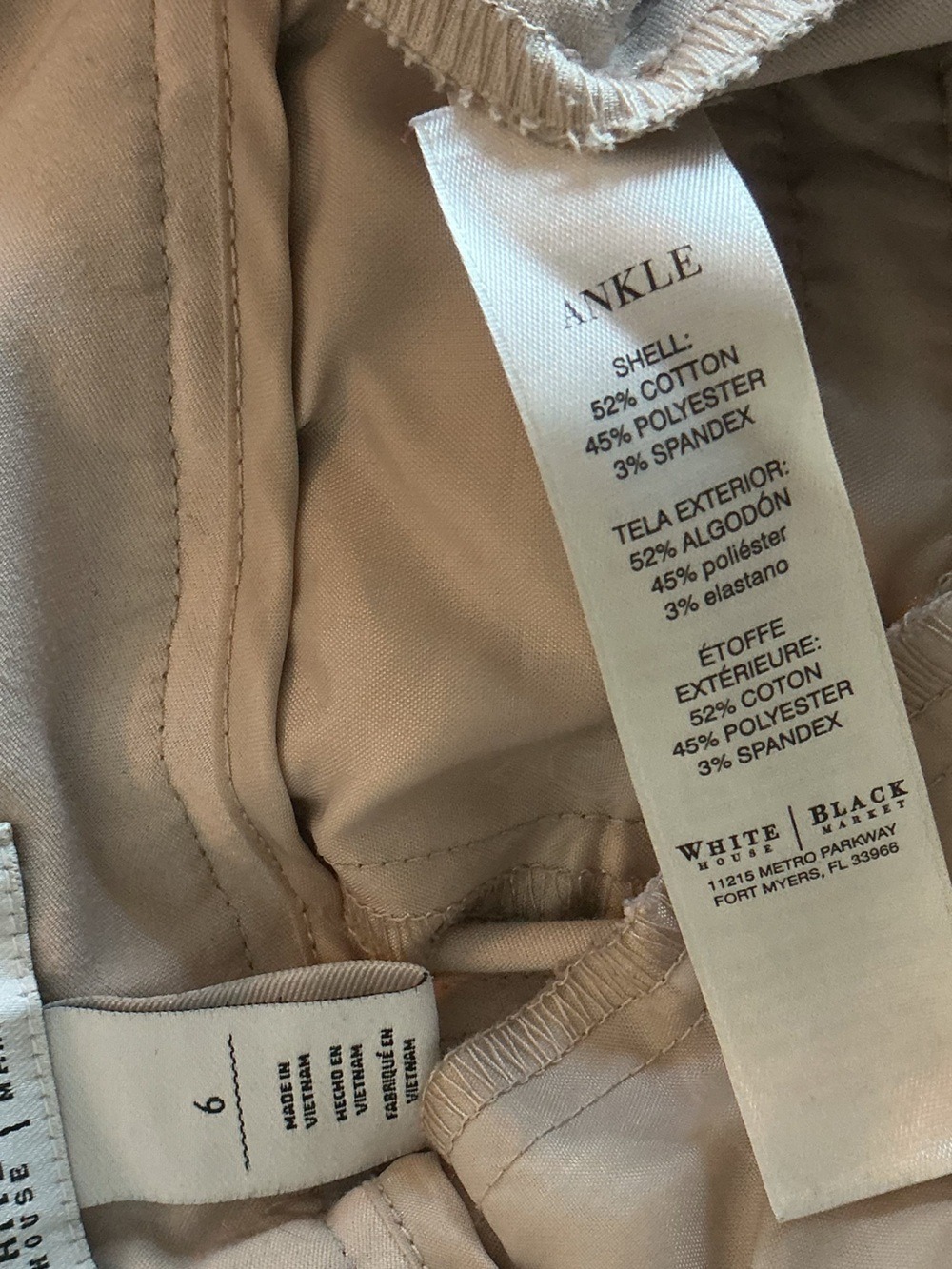 White House Black Market Slim Ankle Pants - Picture 13 of 14